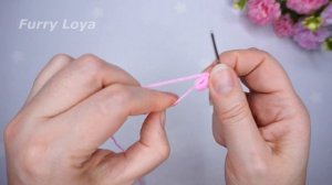 Котенок магнит / брошка крючком за 40 мин .Вязаные игрушки . Crochet cat / amigurumi