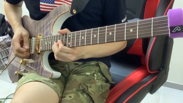 Dream Theater - Octavarium (Razer Edge) Guitar solo cover + Tom Anderson Custom Angel unboxing смотреть онлайн