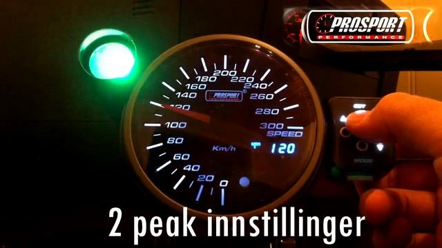 ProSport - 95mm speedometer in action GotSmoked.no смотреть онлайн