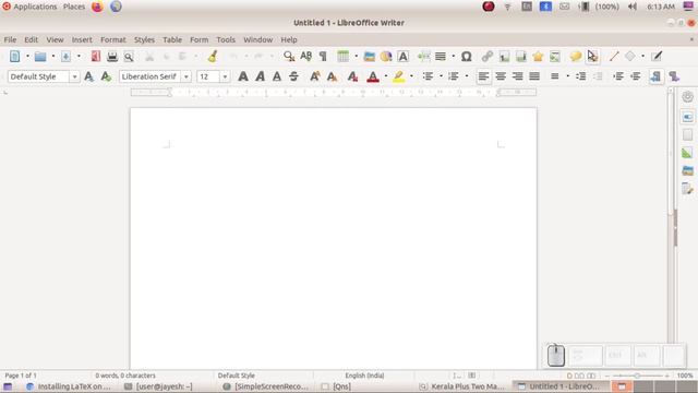 LaTeX in LibreOffice Intro смотреть онлайн