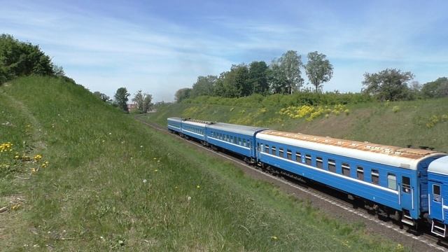 Тепловоз ТЭП70БС-117 сообщением "Гродно-Витебск-Кричев" смотреть онлайн