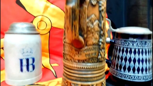 Музыкальная пивная кружка .Немецкая керамика смотреть онлайн
