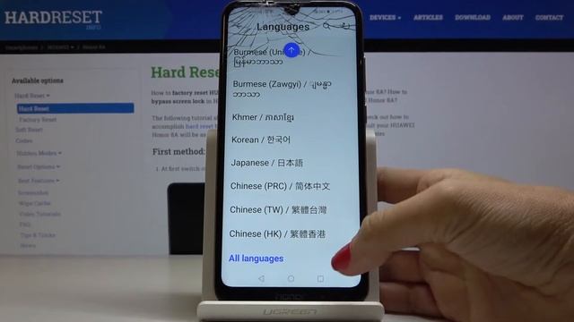 How to Change Keyboard Language in Huawei Honor 8A - Change Input Language смотреть онлайн