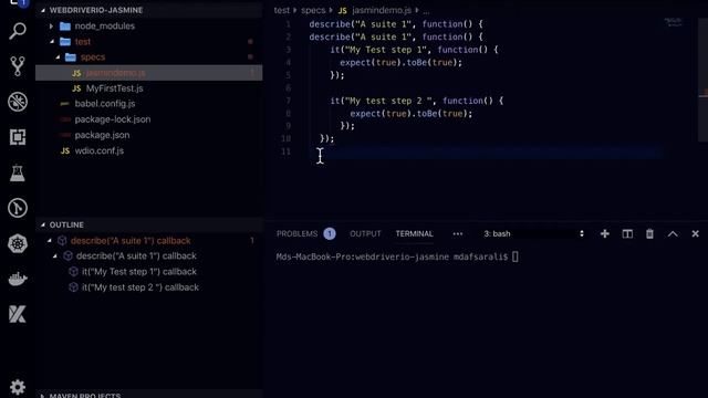Understanding Jasmine Framework - WebDriverio смотреть онлайн
