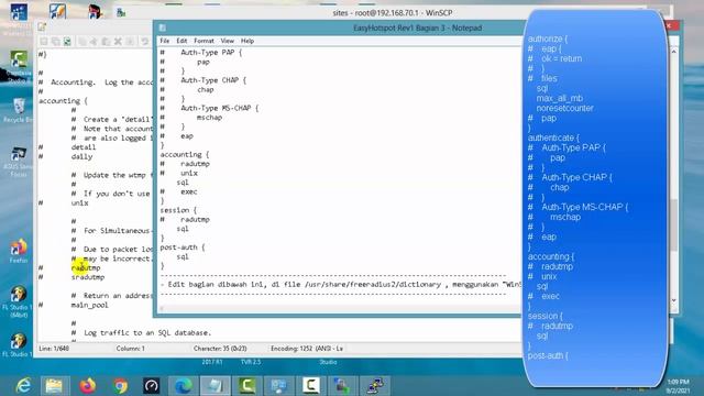 EasyHotspot OpenWrt Bagian 3 Konfigurasi HostNames Radius смотреть онлайн