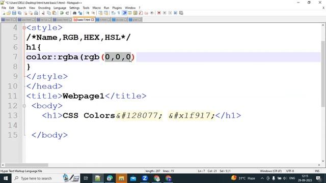 CSS All Color Methods RGB/HEX/HSL / Lecture 3 смотреть онлайн