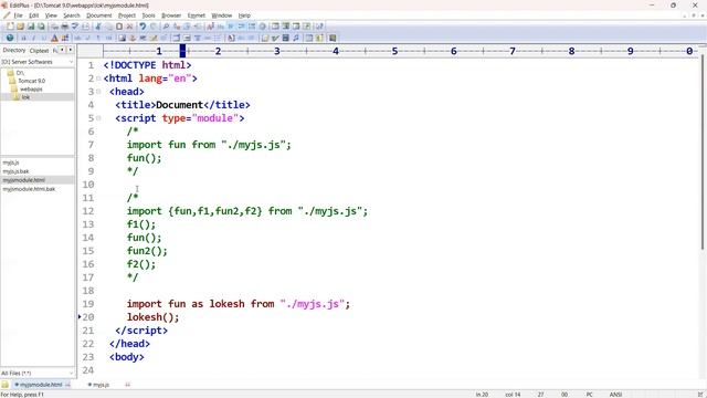 React free tutorial - Javascript EXPORT and IMPORT functions in modules. смотреть онлайн