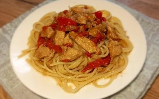 Нежное куриное филе в соевом соусе с болгарским перцем смотреть онлайн