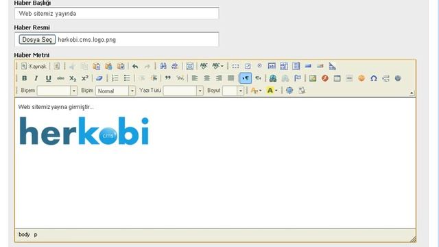Herkobi CMS Haber Yönetimi смотреть онлайн