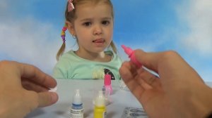 Делаем лак для ногтей набор для изготовления распаковка mix and makeup nail Spar