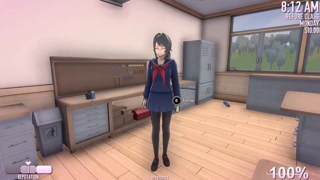 YAN CHAN CAN NOW CRAFT NEW WEAPONS FROM FINDING PARTS AROUND THE SCHOOL | Yandere Simulator смотреть онлайн