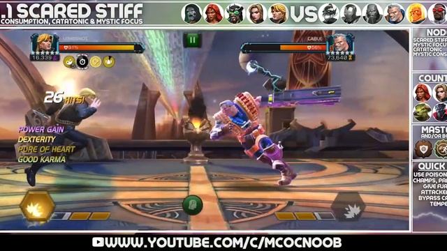 MCOC Act 8.1.1 - Scared Stiff, Mystic Consumption, Catatonic & Mystic Focus - The Hood смотреть онлайн
