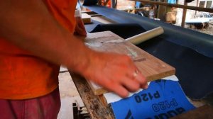 Склейка шлифовальной ленты