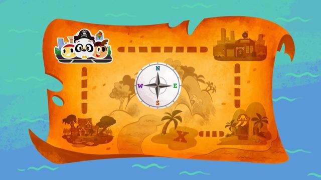 Pirate Position | Learn to read a map | Kids Learning Cartoon | Dr. Panda TotoTime смотреть онлайн