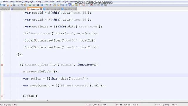 Instagram Tutorial Part-68: Post Insert Comment AJAX PHP MYSQLI for android mobile, tablet, web. смотреть онлайн