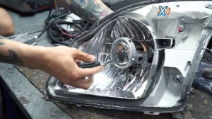 Bi-LED Optima Professional в Toyota Land Cruiser Prado 120