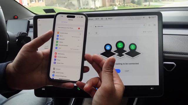 Tesla Phone Mirroring | Carplay | Android Auto Now Available On The Main Screen 2023 смотреть онлайн