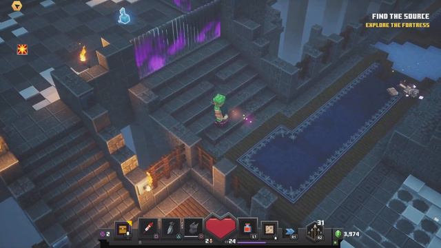 Minecraft Dungeons DLC: Lone Fortress смотреть онлайн