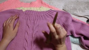 Как вязать РЕГЛАН СНИЗУ ВВЕРХ. Как вязать регланные линии. Как вязать росток. Часть 3