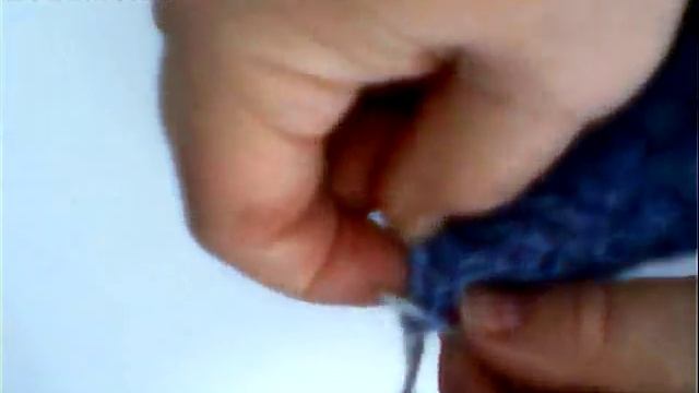 Узор спицами 3 петли из трех, лицевая сторона