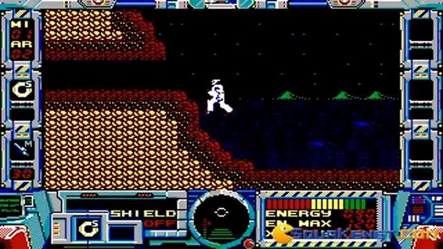 Thexder 2 - Fire Hawk gameplay (PC Game, 1989) смотреть онлайн