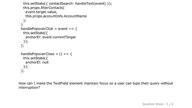 CSS : Prevent auto focus of a material-ui popover element смотреть онлайн