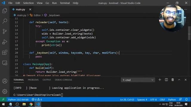 Criando IDE Kivy Live Reloader com Python e Kivy смотреть онлайн