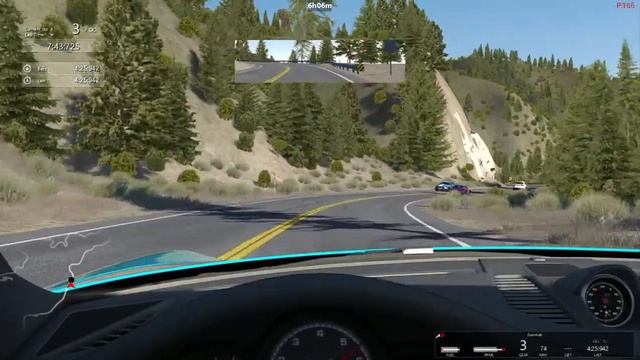 Porsche duo going insane in LA Canyons!!! Assetto Corsa смотреть онлайн