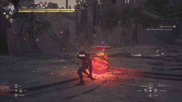 FINAL FANTASY XVI Bomb King Rank B Notorious Mark Final Fantasy Mode смотреть онлайн