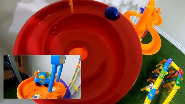 Smart Wheels City: Marble Race! Marble vs Car! Who will win? Fun Club Marble Race Deluxe Set смотреть онлайн
