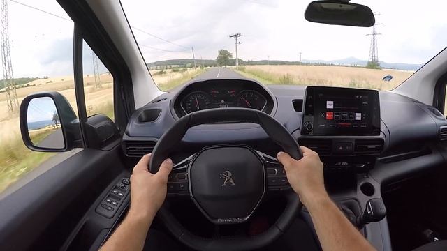 Peugeot Rifter 1.2 PureTech 110 Camping POV Test Drive + Acceleration 0 - 160 Km/h