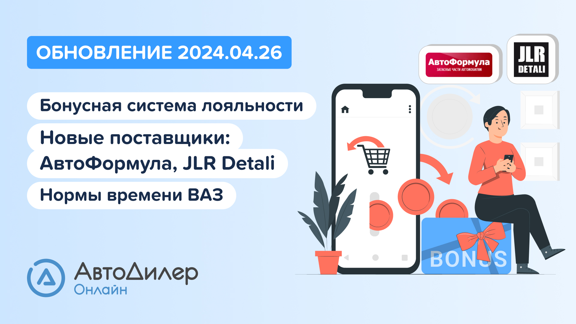 АвтоДилер Онлайн. Что нового в версии 2024.04.26 – Программа и CRM для автосервиса – autodealer.ru смотреть онлайн