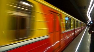 Рабочий электропоезд 81-717/714 "Номерной-Синергия 2", станция метро Жулебино, ТКЛ