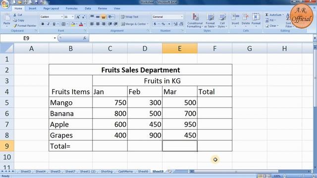 Excel Me Table Kaise Banaye I Excel Me Table Kaise Banate Hain I Aman Raja Official I смотреть онлайн