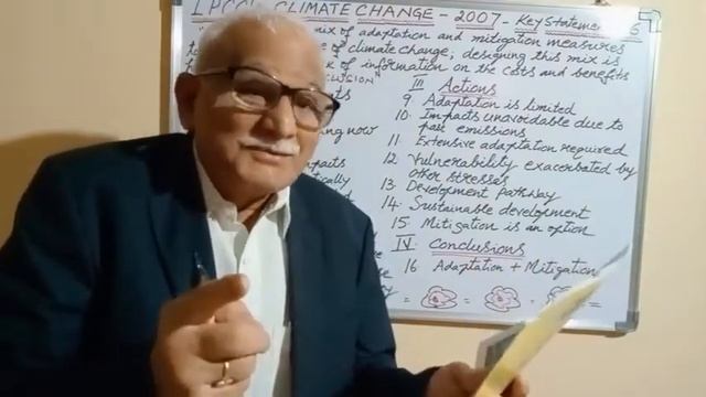 Climate Change UNEP-IPCC's Climate Change-2007- Key Statement 16 And Summary. смотреть онлайн