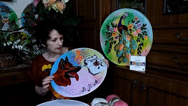 Готовая ручная вышивка собаки - ПОЮЩИЙ ДУЭТ - обзор вышивки / Hand Embroidery смотреть онлайн
