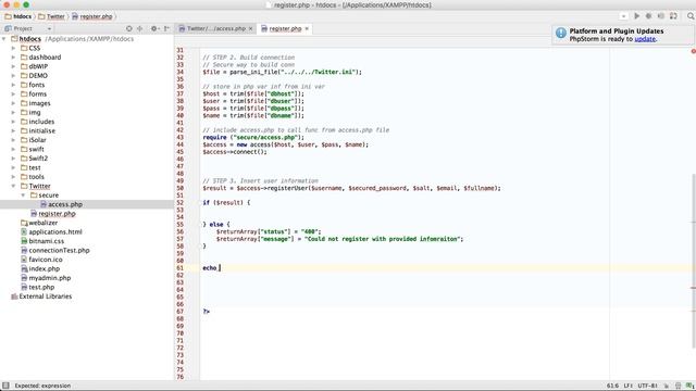Social App on Swift & PHP. Inserting Information Into Database. Video 7 / 8 смотреть онлайн