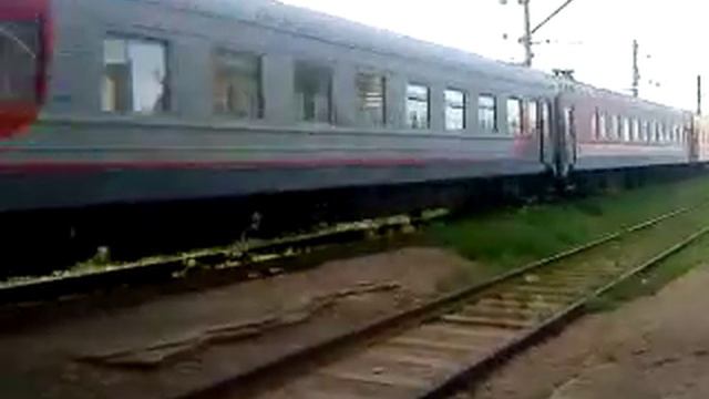 Электровоз ЧС2К-697 с поездом №450Й Тольятти — Адлер смотреть онлайн