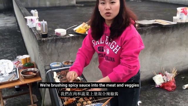 Chongqing China Rooftop BBQ: This is how we did it in ChongQing China! смотреть онлайн