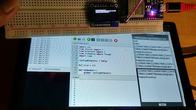 Bi-direction Bluetooth Classic comm. between Raspberry Pi/Python and NodeMCU ESP-32S(Arduino) смотреть онлайн