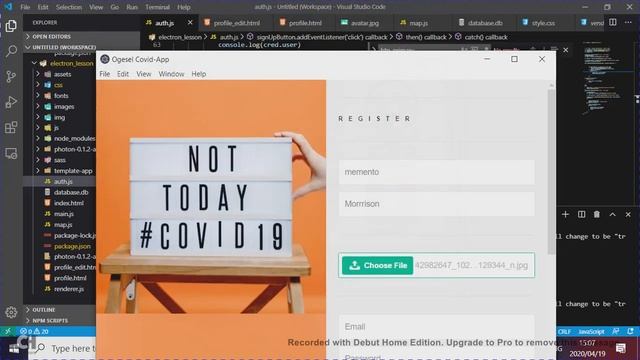 Electron Js Covid 19 смотреть онлайн