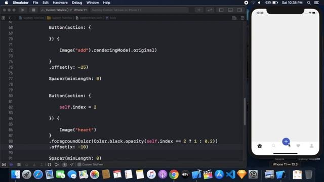 Custom Tab Bar Using SwiftUI - Curved Tab Bar Using SwiftUI - SwiftUI Tutorial смотреть онлайн