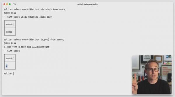 42. Index selectivity