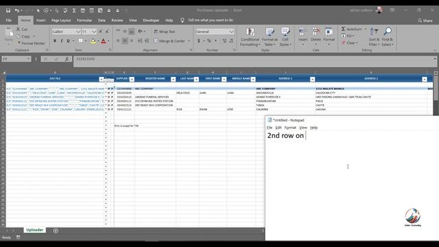 How to Generate BIR SLP (Summary List of Purchases) DAT file using excel (Easy Step) смотреть онлайн
