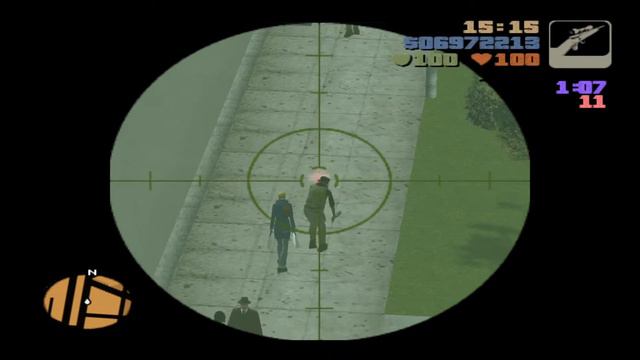 GTA 3 Rampage Headshot 17 Yardies with Sniper Rifle смотреть онлайн