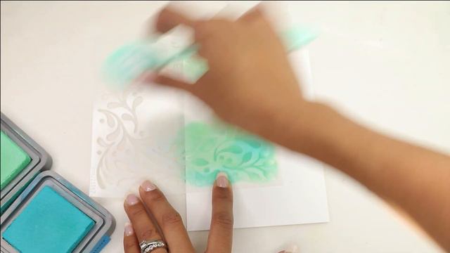 THREE CARDS WITH ONE STENCIL | SIMON SAYS STAMP | NOVEMBER CARD KIT смотреть онлайн