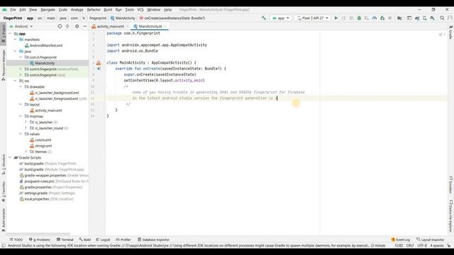 How to generate SHA1 and SHA256 Certificate Fingerprints in Android Studio 4.2.1 смотреть онлайн