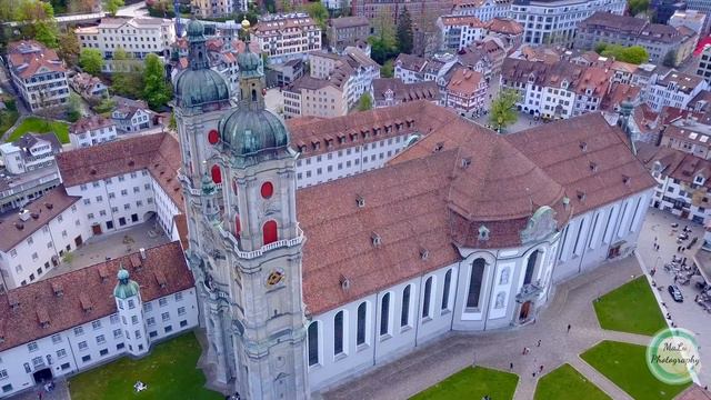 Monastry - Prince Abbey Of St. Gallen - Fürstabtei-Switerland🇨🇭/Maluphotography16/Drone/DJI/HD/4K