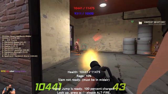 tf2, ff2, necgaming server x10 custom, pootis engage (duo)-sandwitch slayer gameplay (1) смотреть онлайн