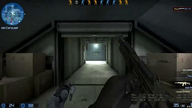 CS GO on Radeon HD 6370M (ultra) смотреть онлайн